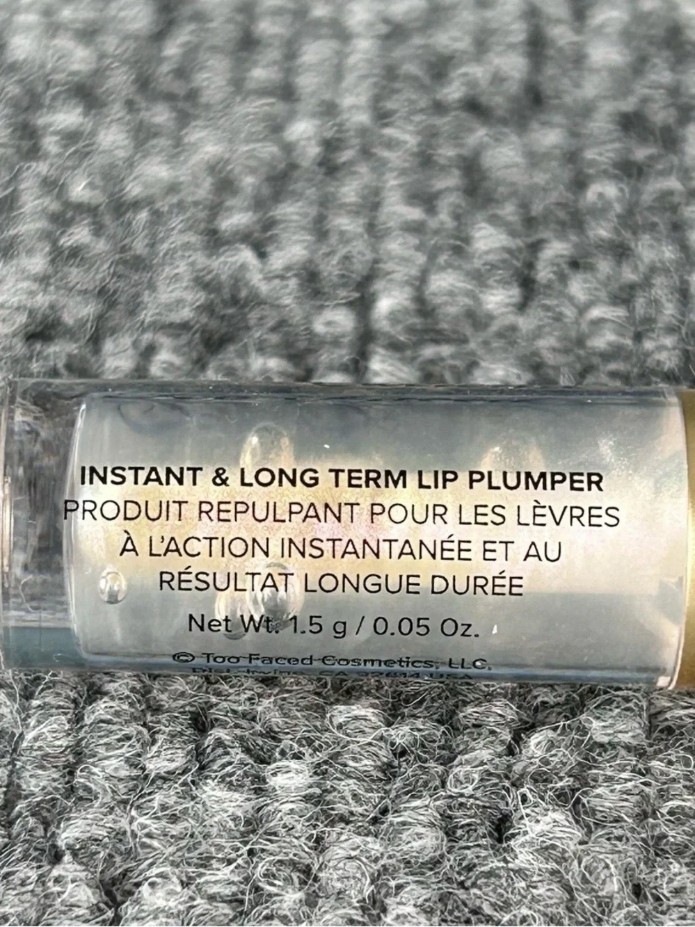 Too Faced Lip Injection Extreme Instant Long Term Lip Plumper Travel Sample size